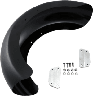 Hugger Front Fender with Mounting Blocks for Softail/Dyna