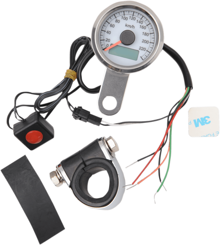 Programmable Mini Electronic Speedometer with Odometer/Tripmeter