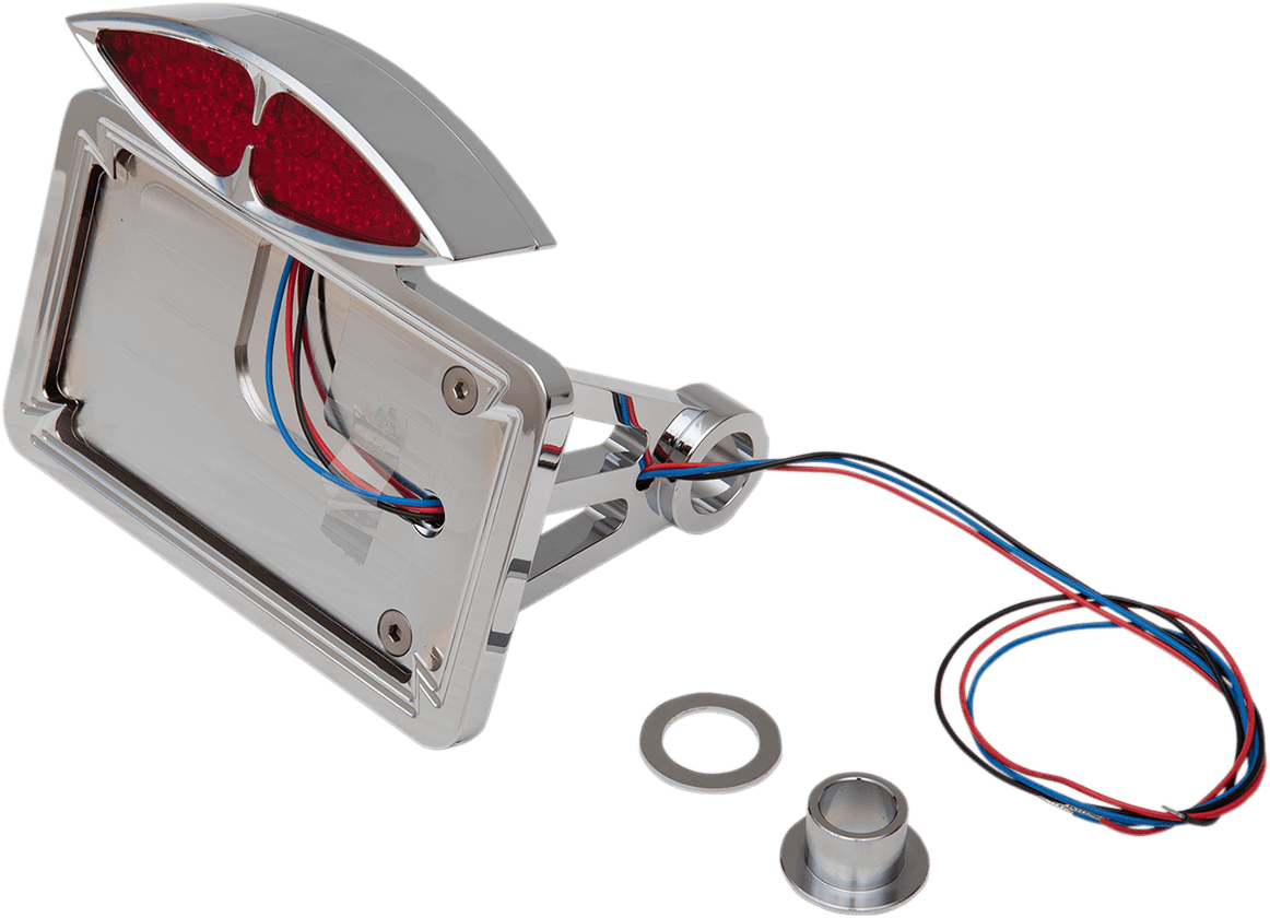 Side-Mount Deco Taillight with License Plate Mount