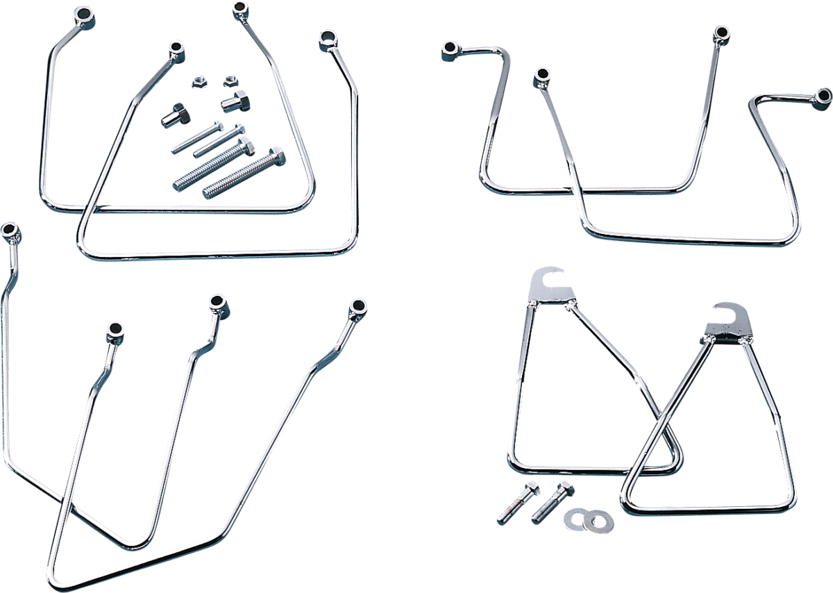 Chrome Saddlebag Support Brackets