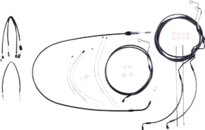 Black Pearl Designer Handlebar Installation Kit