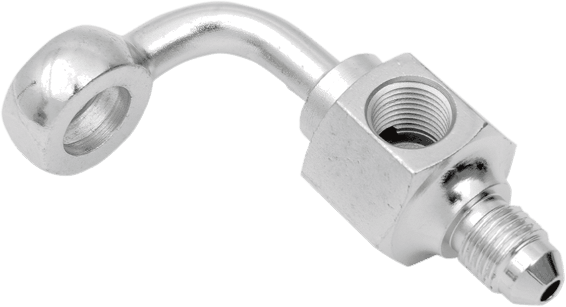 Chrome Steel Banjo Fitting