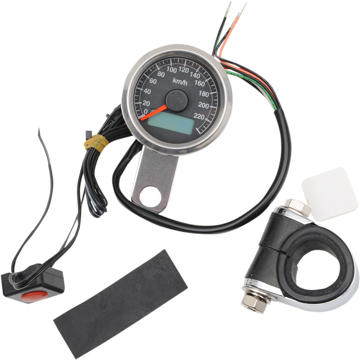 Programmable Mini Electronic Speedometer with Odometer/Tripmeter
