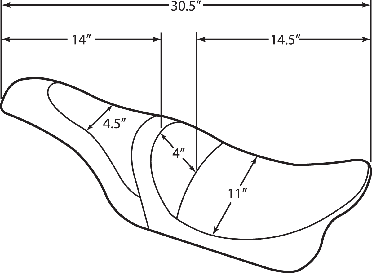 Caballero 2-Up Vinyl Seat