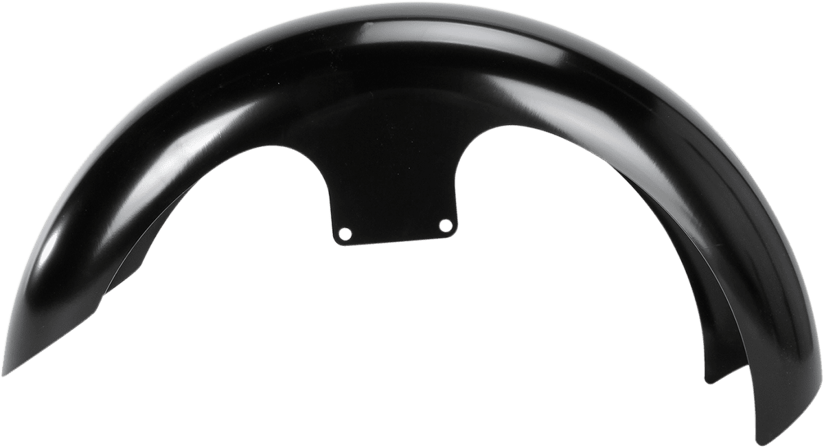 Hugger Front Fender with Mounting Blocks for Softail/Dyna