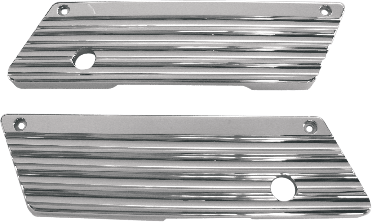 Finned Saddlebag Latch Covers