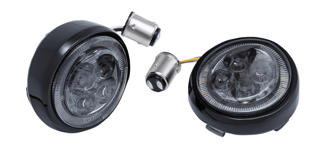 LED Lighted Fang® Front Signal Light Inserts