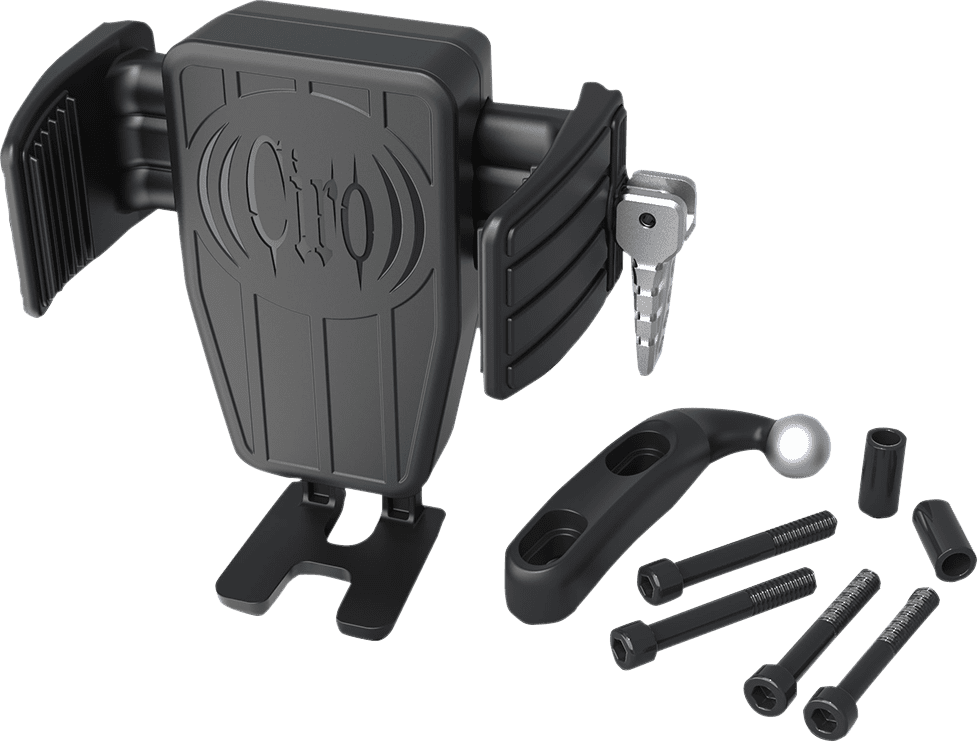 Cybercharger™ Phone Holder with Wireless Fast Charger and Perch Mount