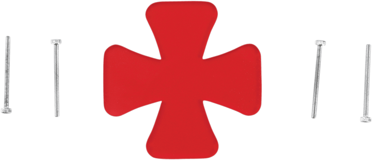 Red Replacement Lens for Mini Maltese Cross Marker Light