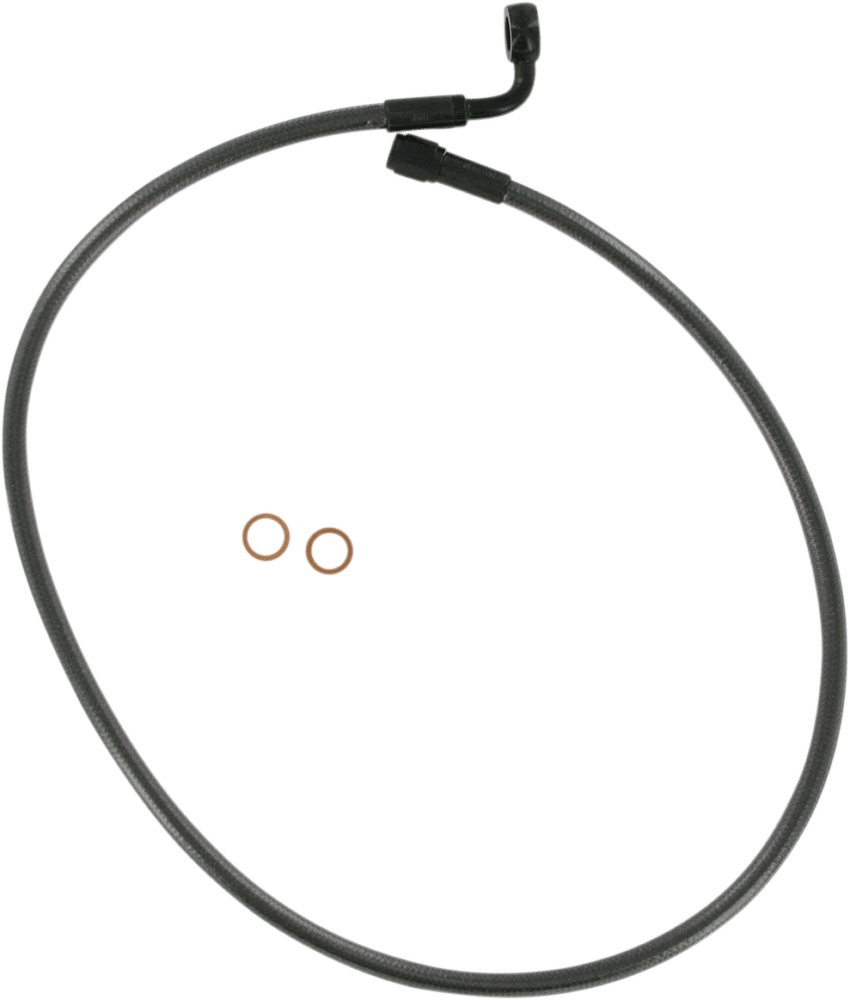 Alternate Length Designer Series Braided Non-ABS Front Upper Brake Line Kit