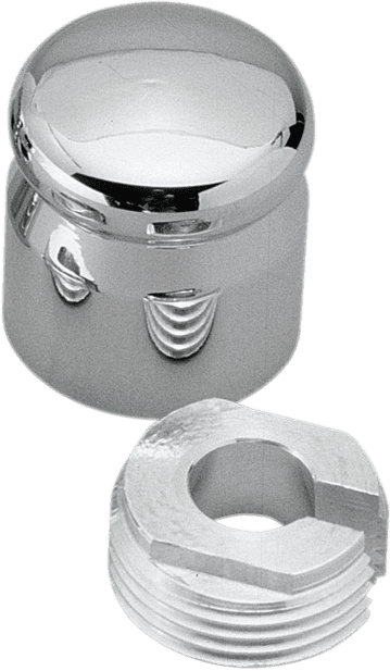 Chrome Billet Choke Cable Knob Cover