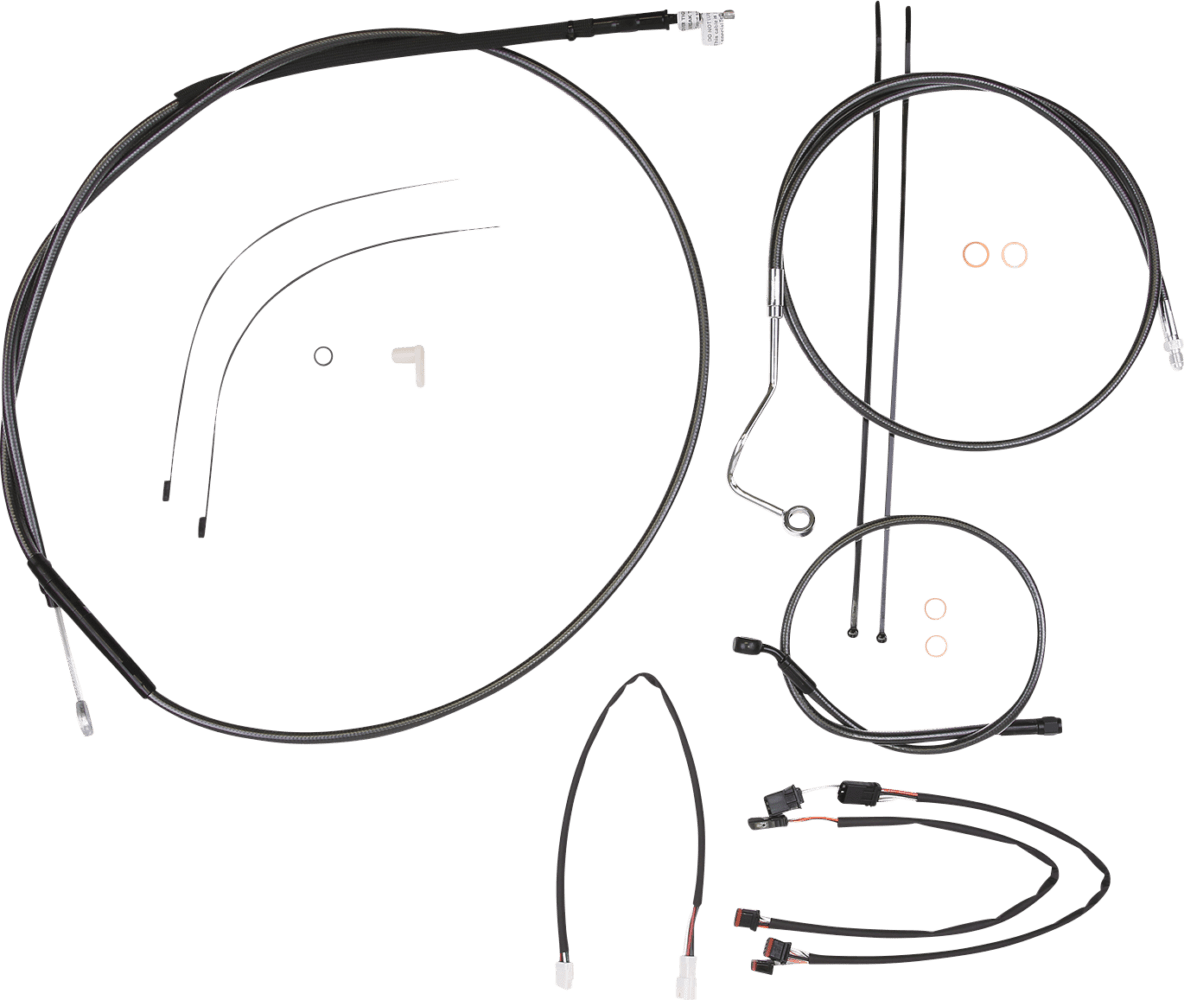 Black Pearl Designer Handlebar Installation Kit