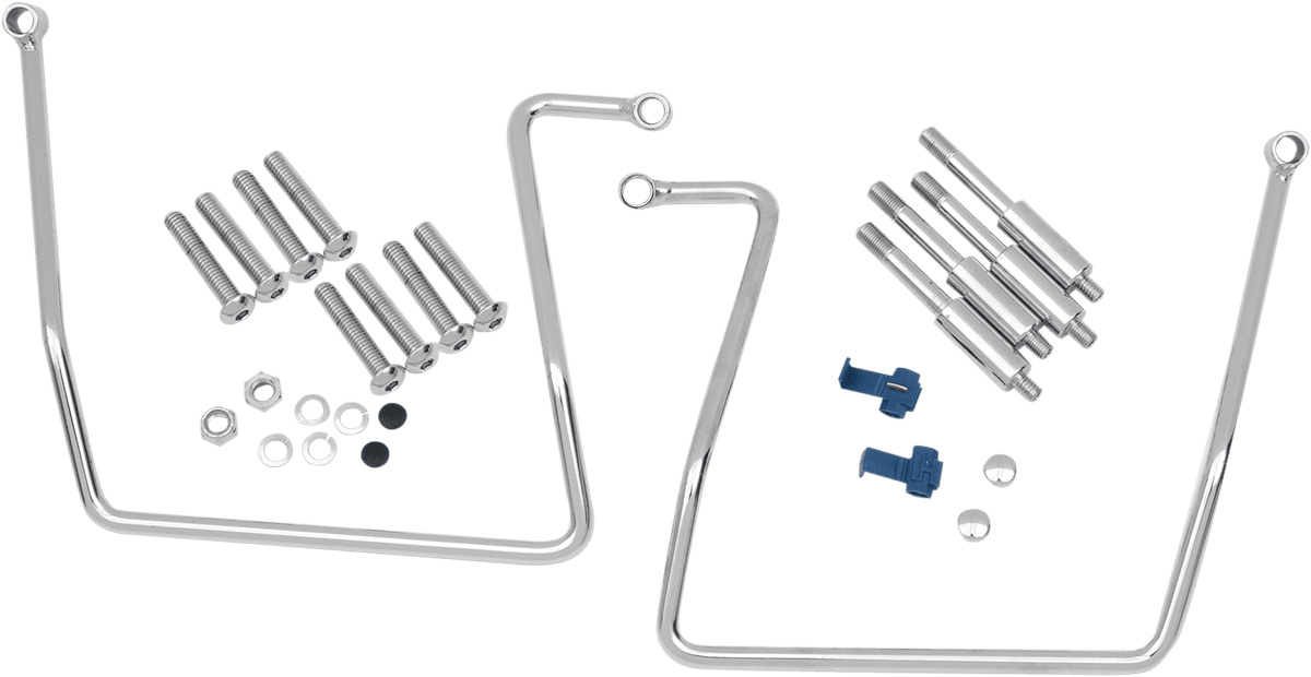 Chrome Saddlebag Support Brackets