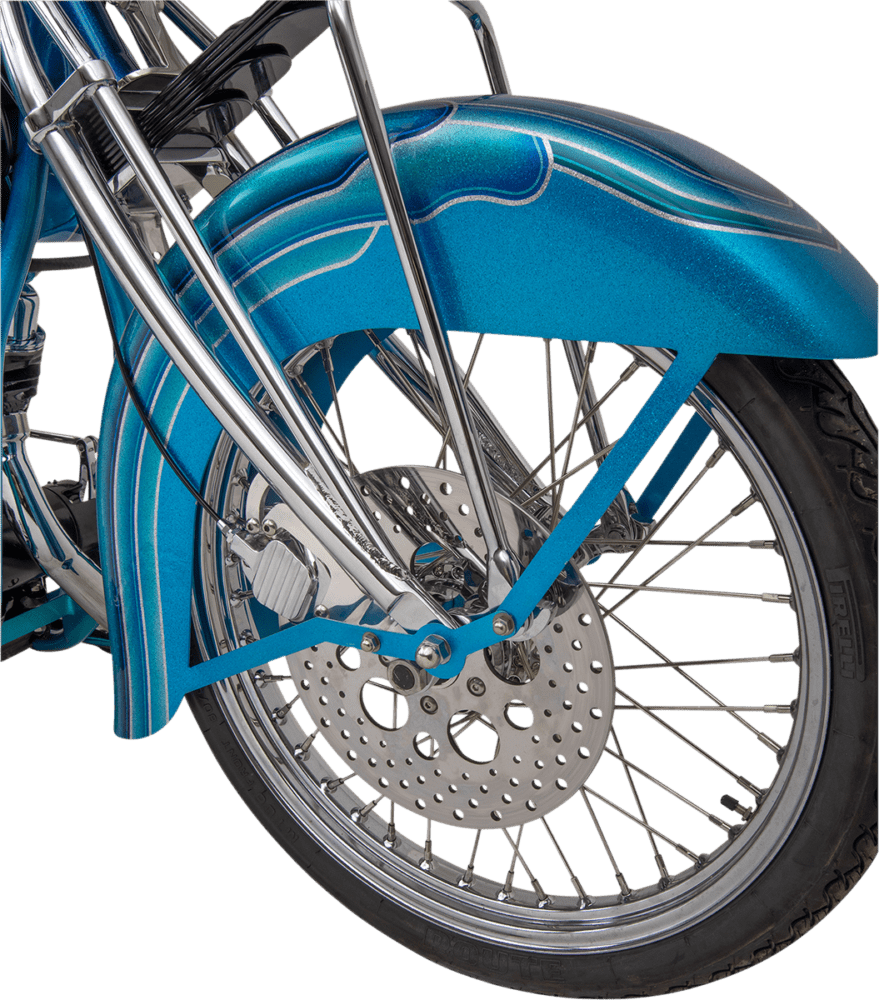 Polished Stainless Steel Drilled Brake Rotor