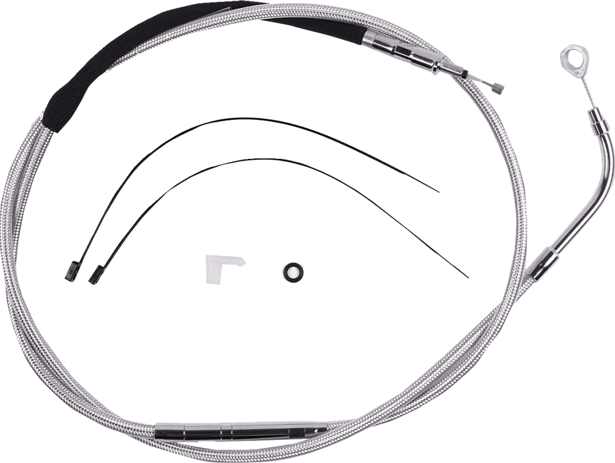 High-Efficiency Polished Stainless Clutch Cable