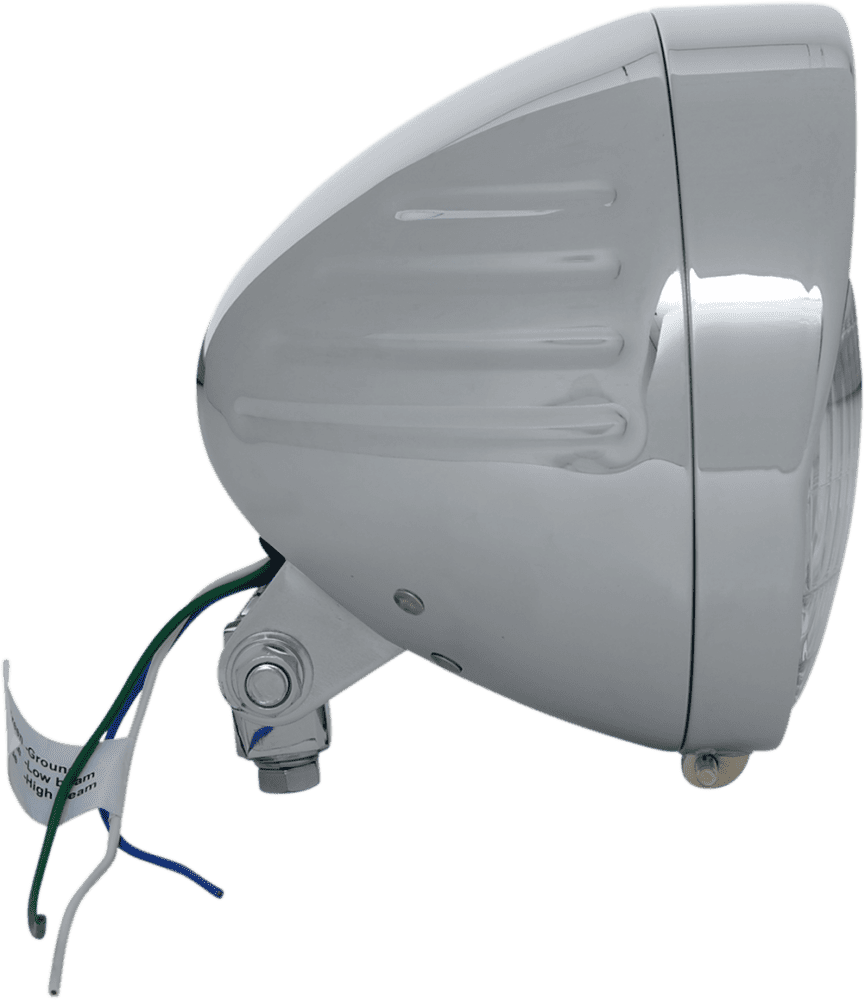 Chrome Custom Springer-Style Headlight Assemblies