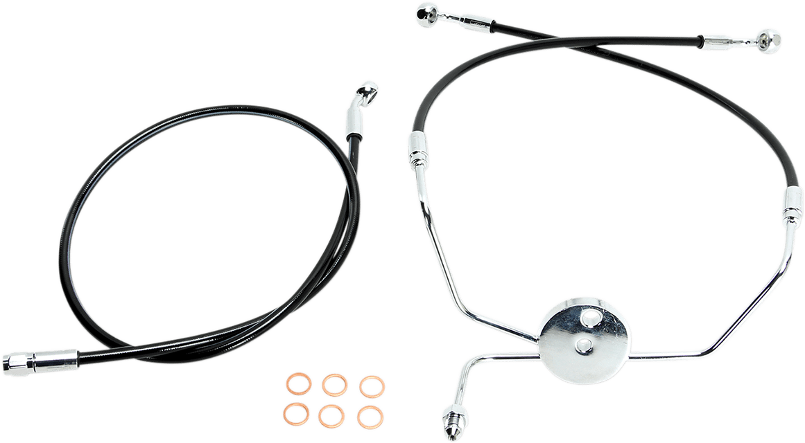 XR Stainless Extreme Response Front DOT Brakeline Kit