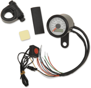 1-7/8" Programmable Metric Speedometer with Indicator Lights