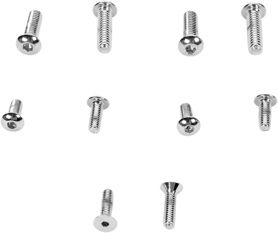 Chrome Socket-Head Screws