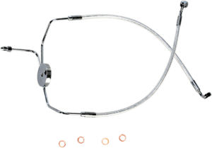 Designer Series DOT Front Lower Brake Line Kit