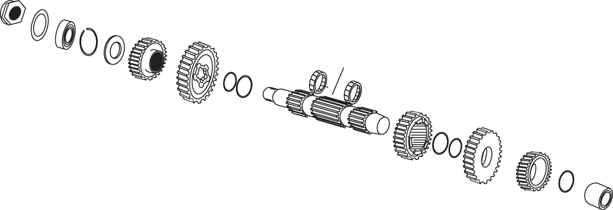5-Speed Countershaft