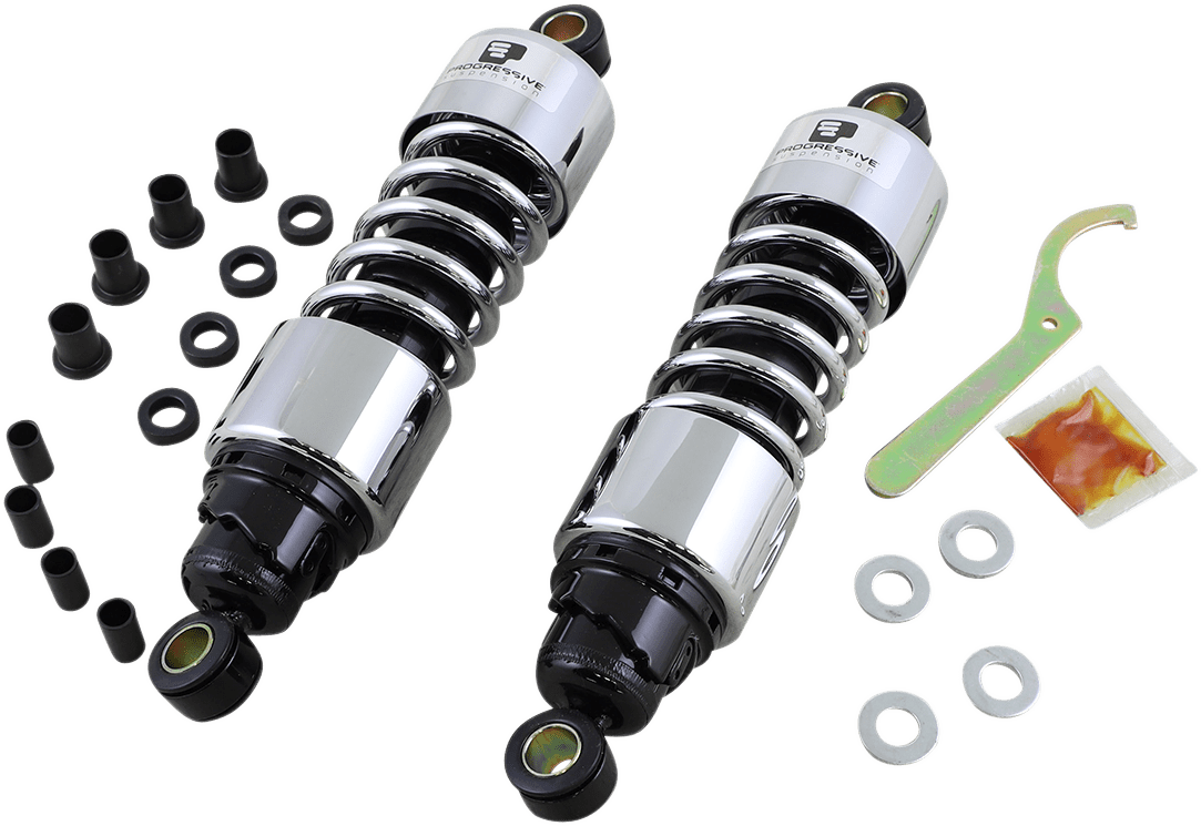 412 Series Shocks — Chrome