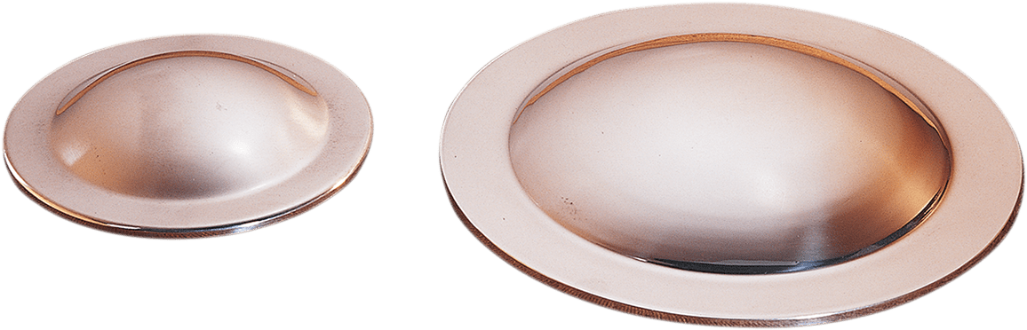 Polished Domed Pulley Cover Kit