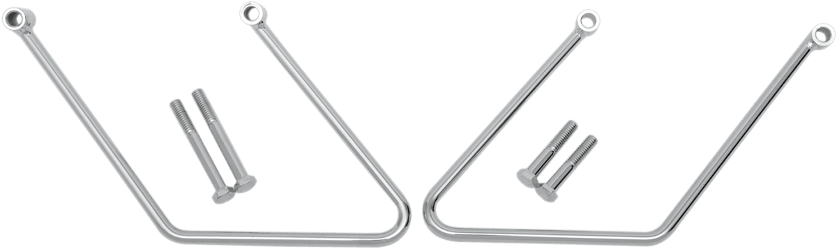 Chrome Saddlebag Support Brackets