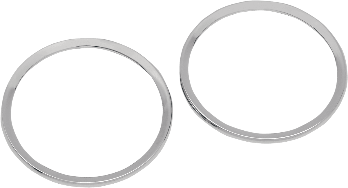 Chrome Speaker Bezels