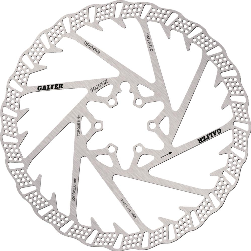 Shark 6-Bolt Bicycle Brake Rotor