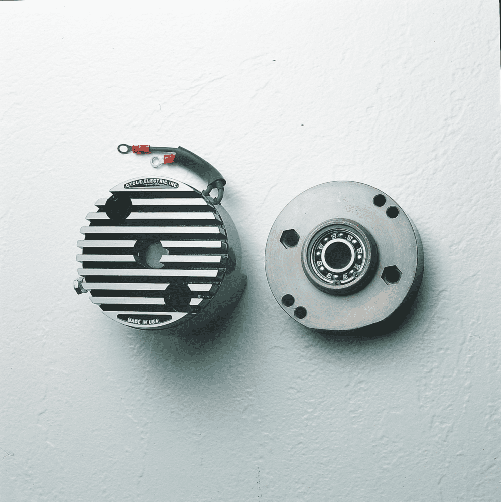 6V Low Output Generator-Mounted Regulator with Updated End Plate (4-Hole)