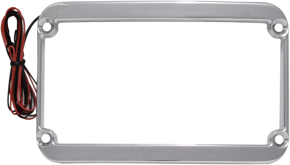 The One Rear Fender Lighted License Frame