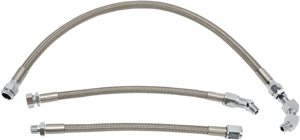 Stainless Steel Braided Oil Line Kit