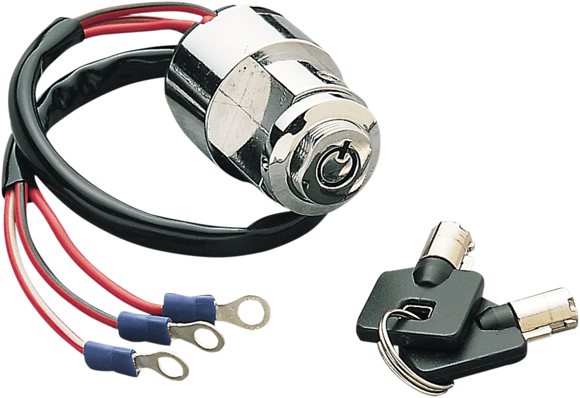 Custom Round Key Ignition Switch