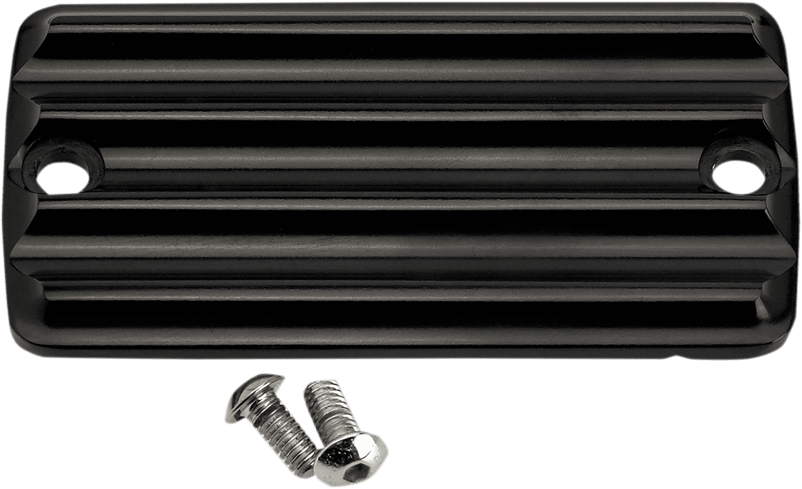 Front Brake Master Cylinder Cover — Finned