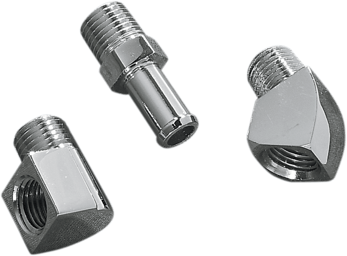 Chrome Motor Case Breather Fitting