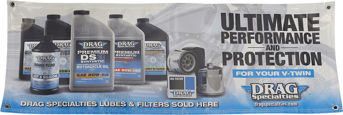 Drag Oil Banner