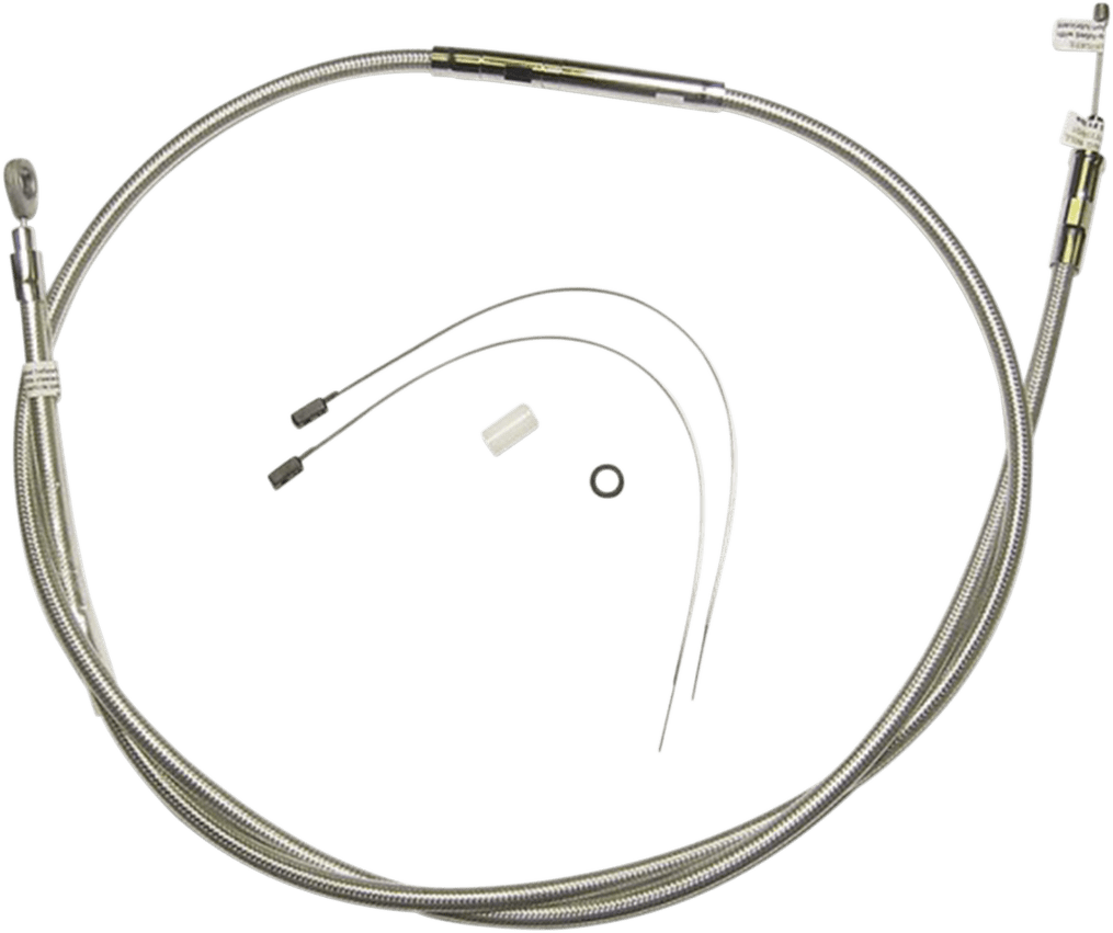 High-Efficiency Polished Stainless Clutch Cable