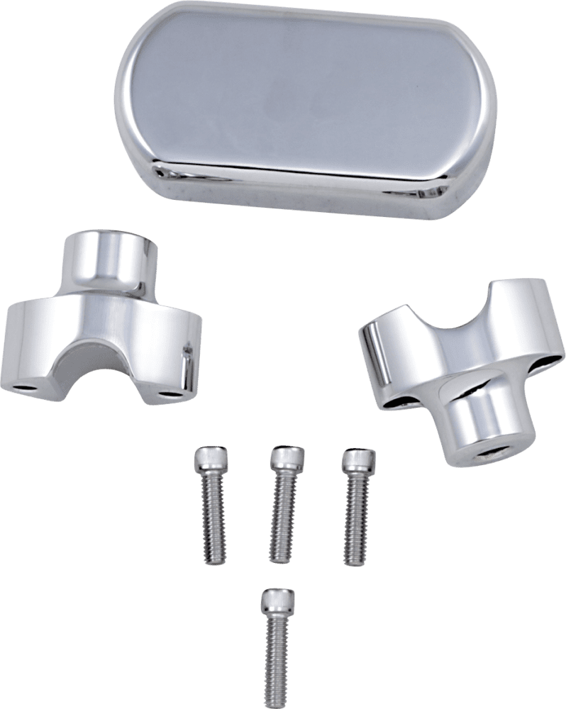 Solid Handlebar Riser & Top Clamp Kit