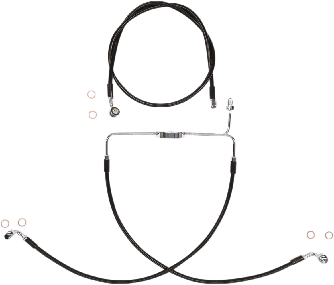 XR Stainless Extreme Response Front DOT Brakeline Kit