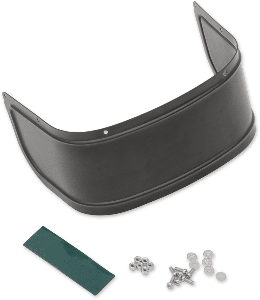 Chrome Plated Steel Front Fender Skirt — Smooth