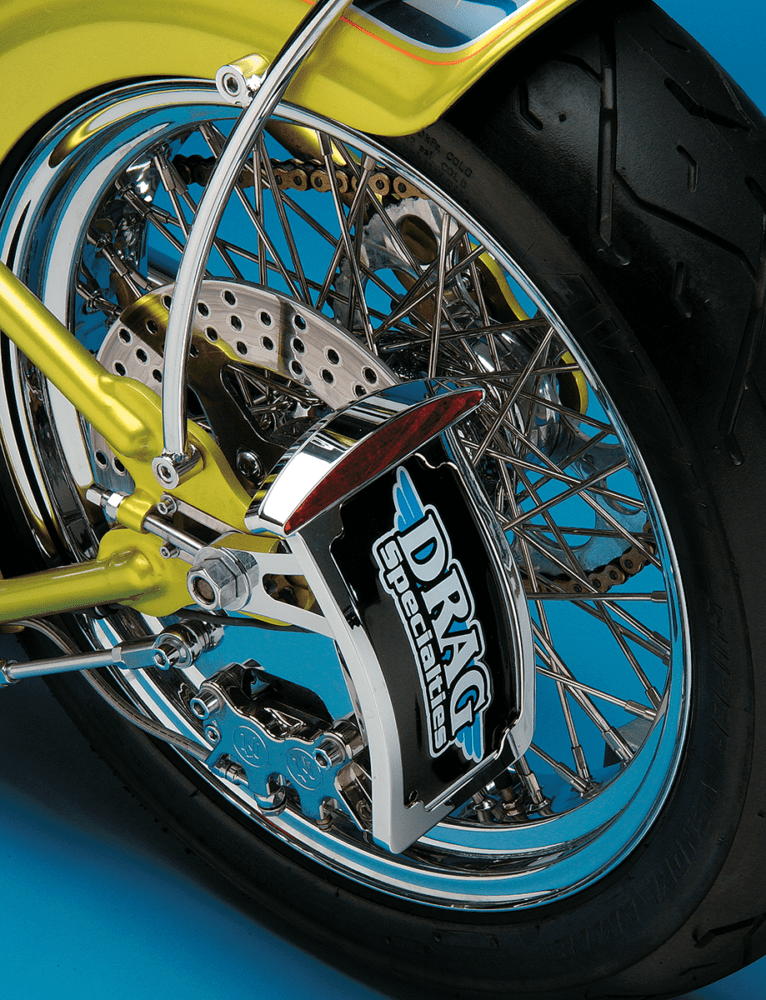 Side Mount Half-Moon LED Taillight and License Plate Mount