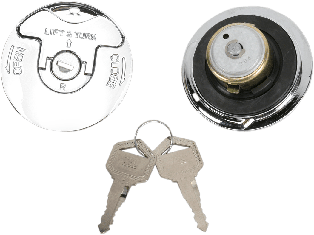 Flush-Mount Locking Gas Cap