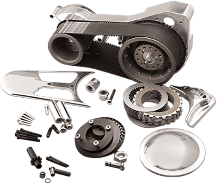 3" Electric Start 8mm Belt Drive with Lock-Up Clutch