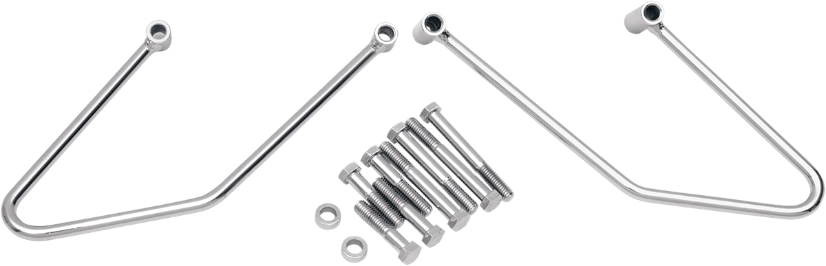 Chrome Saddlebag Support Brackets