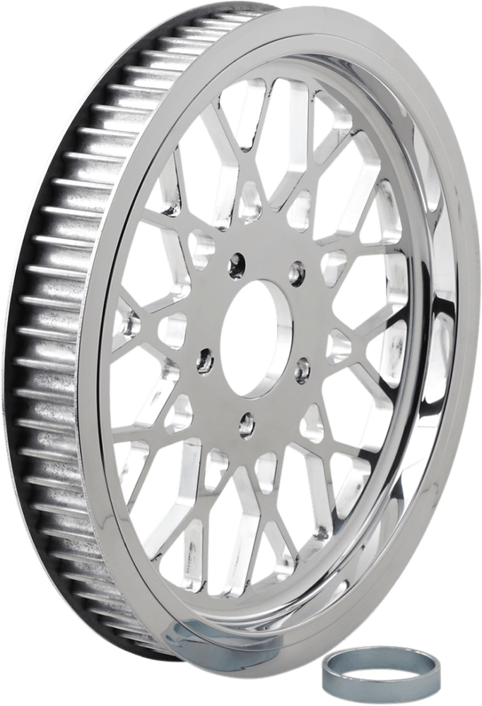 Polished 1-1/2" Rear Belt Pulley