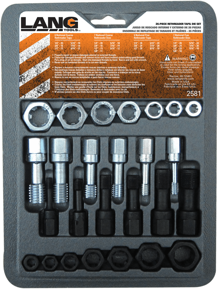 Thread Restorer Tap and Die Set