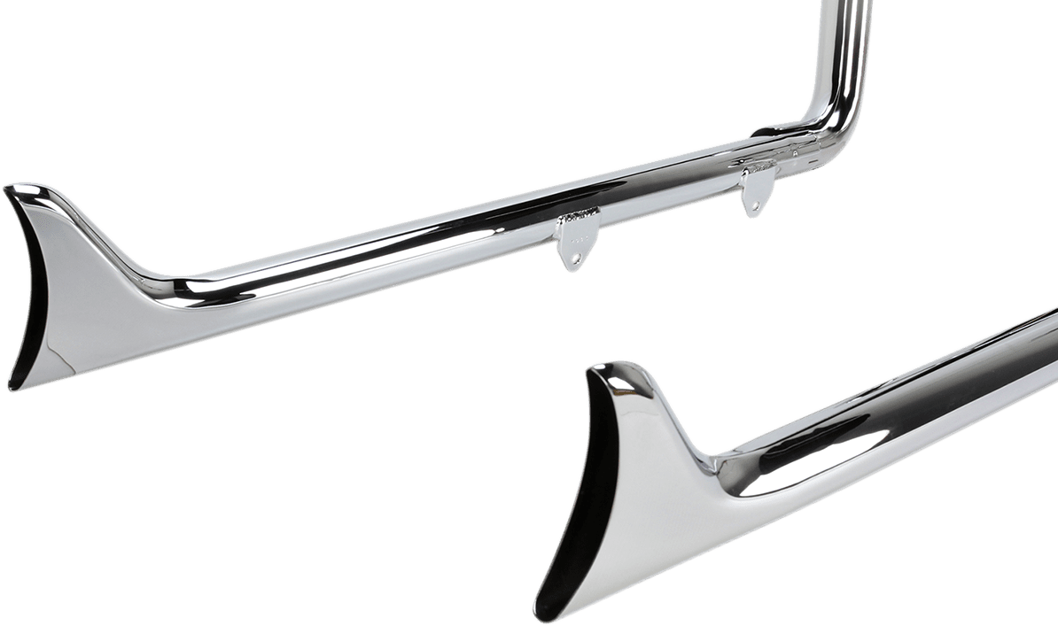 Fishtail True Dual Exhaust System — without Baffles