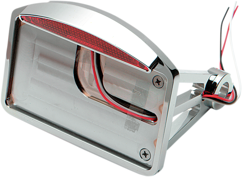 Side Mount Half-Moon LED Taillight and License Plate Mount
