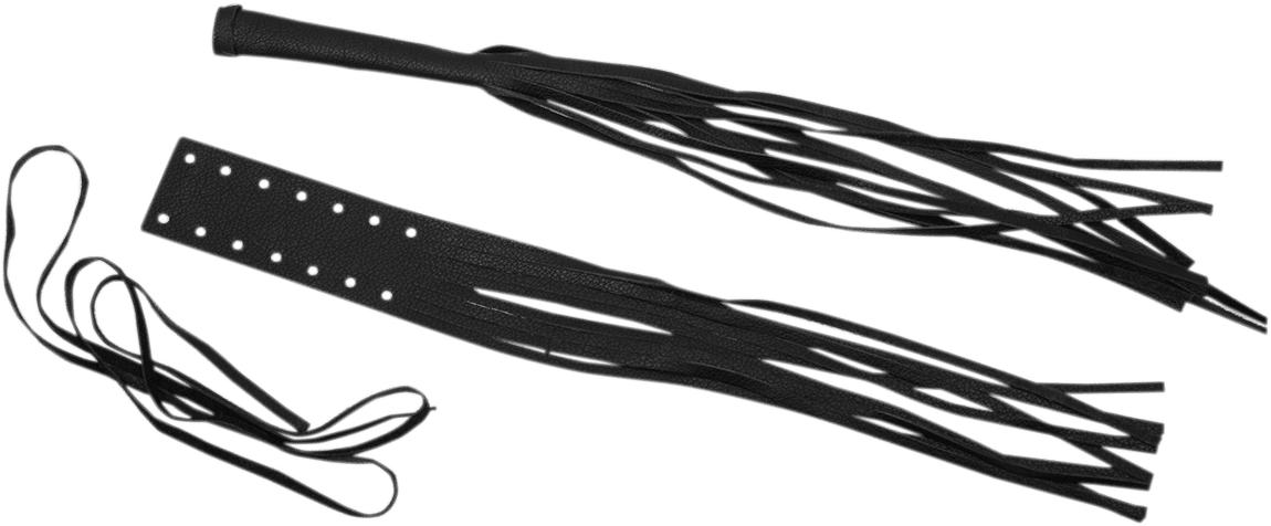 Fringed Leather Lever Covers